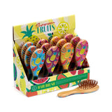 Brosse à cheveux en bambou aux fruits d'été