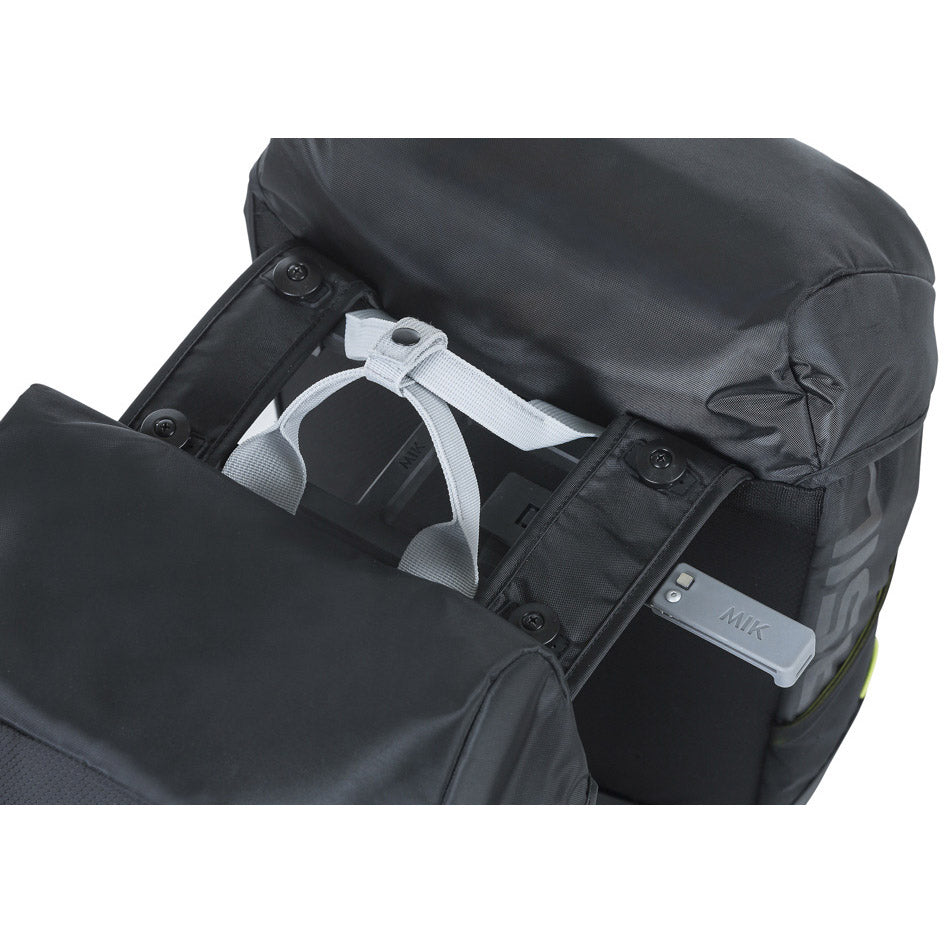 Sacoche de vélo double Basil miles 34 litres 13 x 26 x 35 cm (2x) - citron vert noir