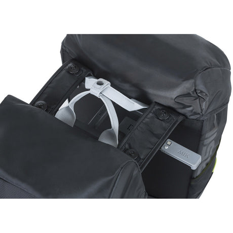 Sacoche de vélo double Basil miles 34 litres 13 x 26 x 35 cm (2x) - citron vert noir