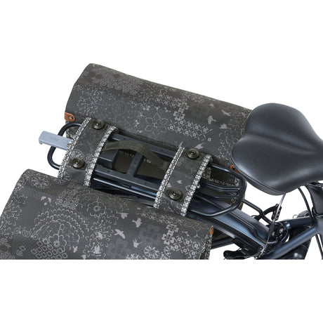 Sacoche de vélo double Basil bohème mik 35 litres - anthracite noir