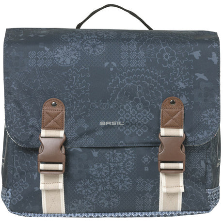 Sacoche vélo double Basil bohème mik 35 litres - bleu indigo