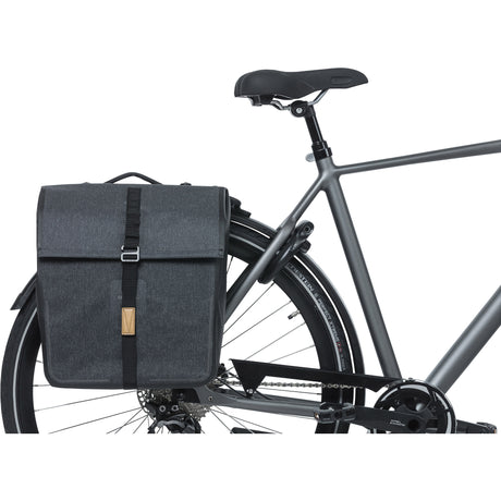 Sacoche de vélo double Basil urban dry mik 50 litres - anthracite