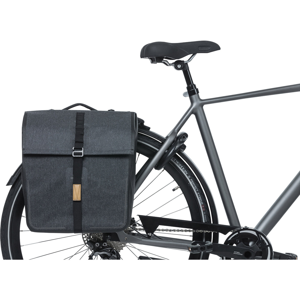 Sacoche de vélo double Basil urban dry mik 50 litres - anthracite