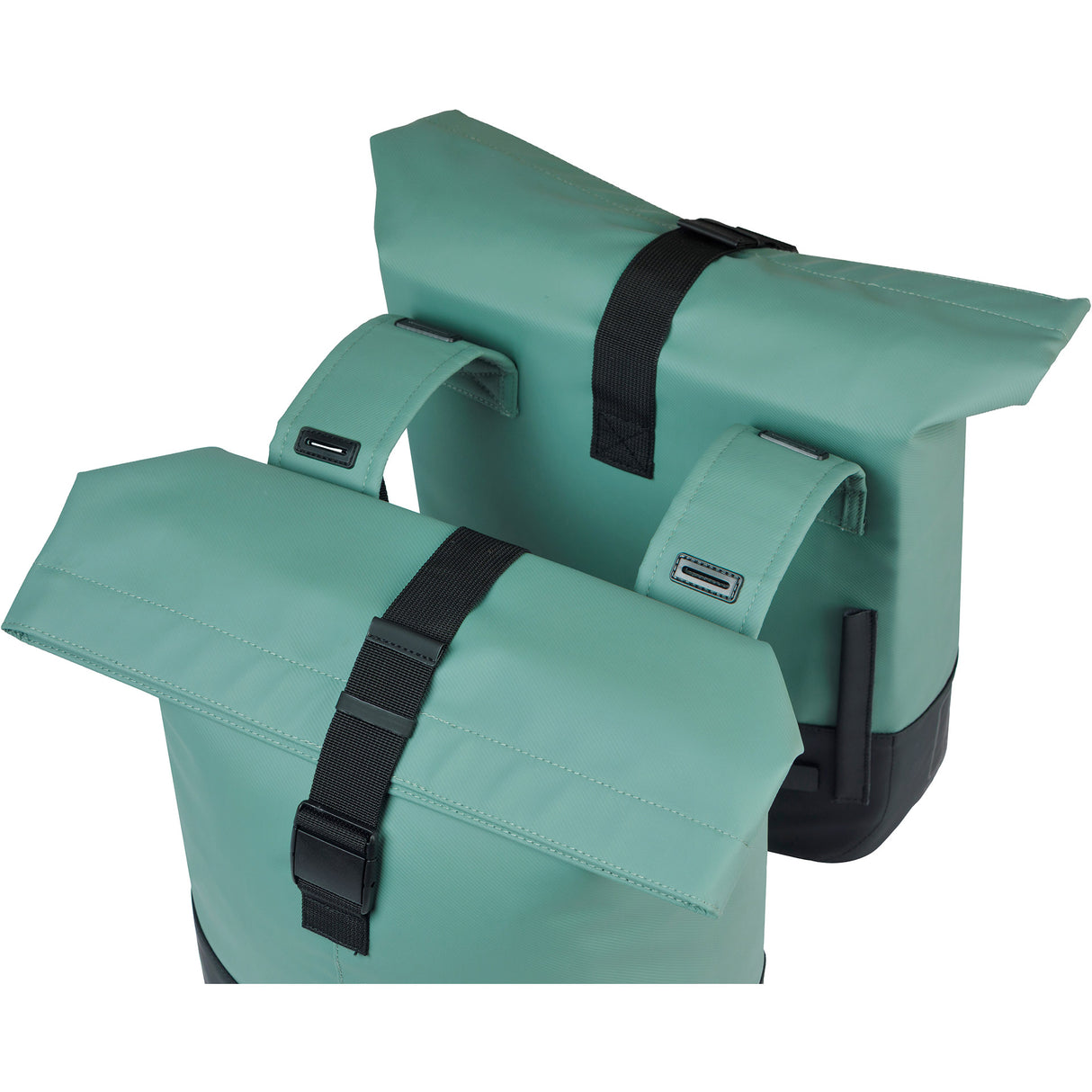 Sacoche de vélo double Basil Cove 28-32l 14 x 29 x 36 cm - vert noir