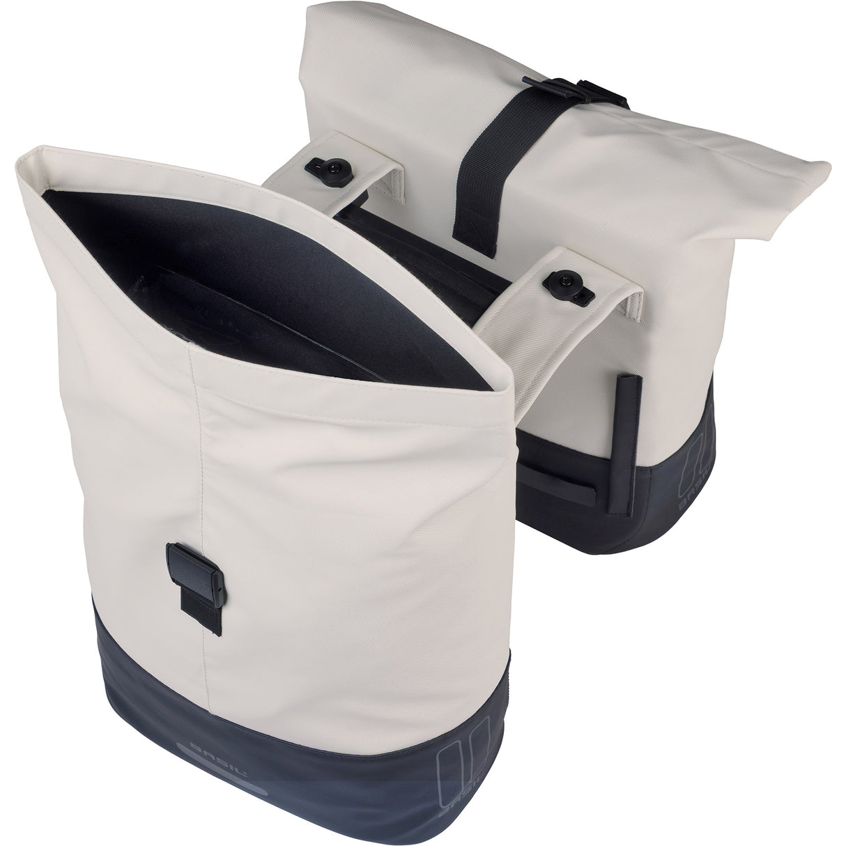Basil double sac anse mik 2.0. sacs jumeaux cove 28-32l mik crème noir