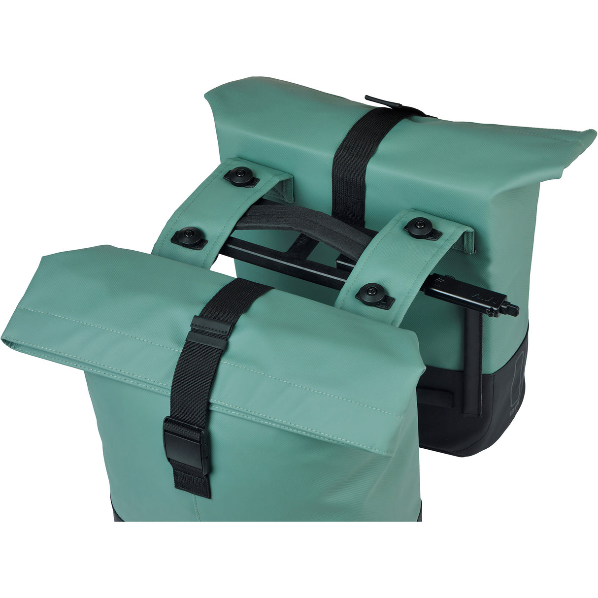 Basil double sac anse mik 2.0. sacs jumeaux cove 28-32l mik vert noir