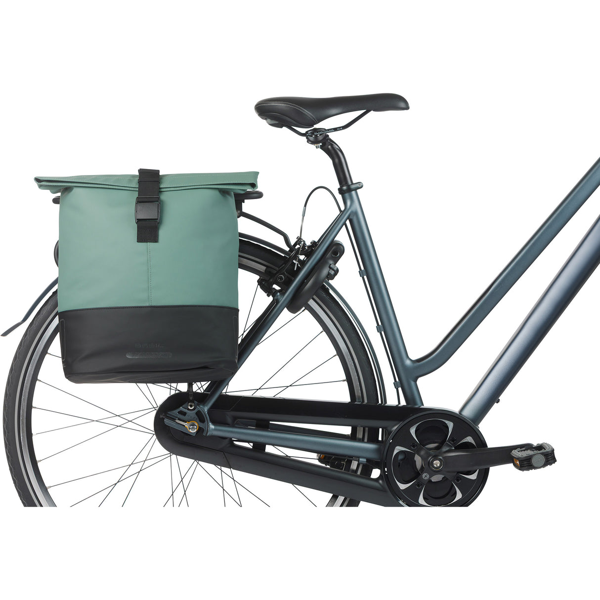 Basil double sac anse mik 2.0. sacs jumeaux cove 28-32l mik vert noir