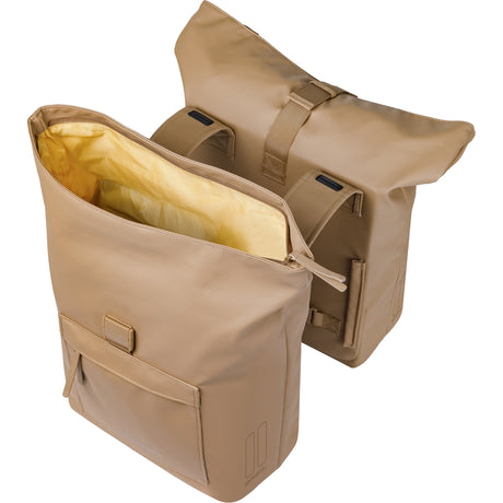 Sacoche de vélo double Basil brooklyn 41l 14 x 30 x 37 cm - sable