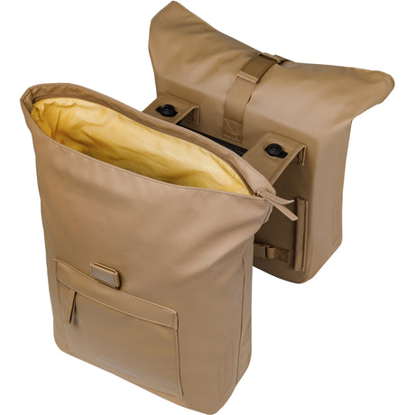Sacoche de vélo double Basil brooklyn mik 41l 14 x 30 x 37 cm - sable