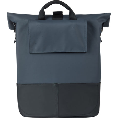 Basilic b.v. sac basil cove shopper bleu noir | crochets micro | 16l