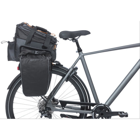 Basil sac emballé miles xl pro sac de coffre miles xl pro mik 2.0 noir orange