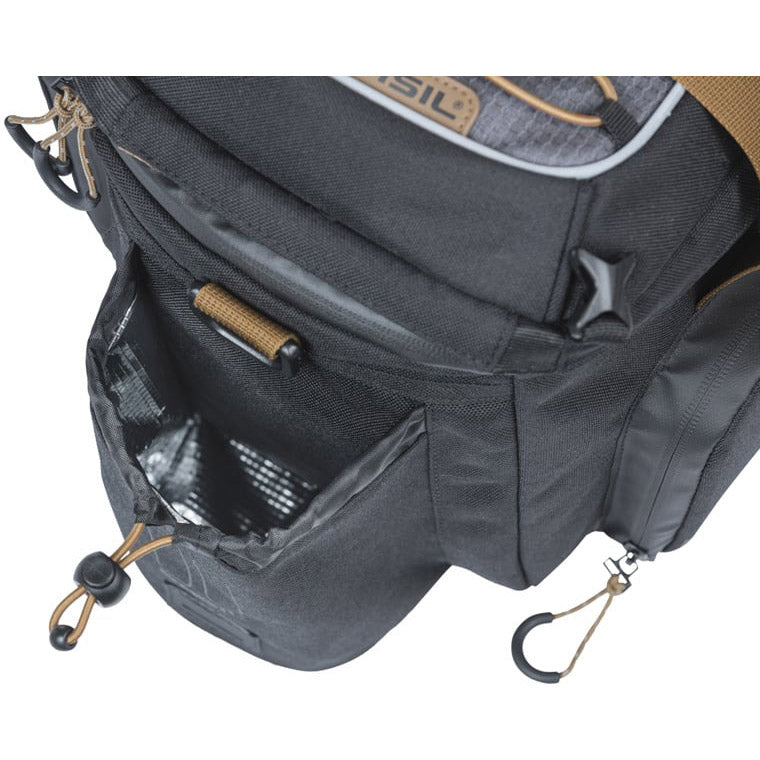 Basil emballé sac miles xl pro sac de coffre miles xl pro mik 2.0 ardoise noire