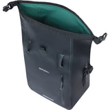 Basil sac de vélo simple rivo m bâche mik 12-15l 14 x 25 x 38 cm - noir