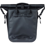 Basil sac de vélo simple rivo m bâche mik 12-15l 14 x 25 x 38 cm - noir