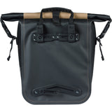 Basil sac de vélo simple rivo m bâche mik 12-15l 14 x 25 x 38 cm - sable noir
