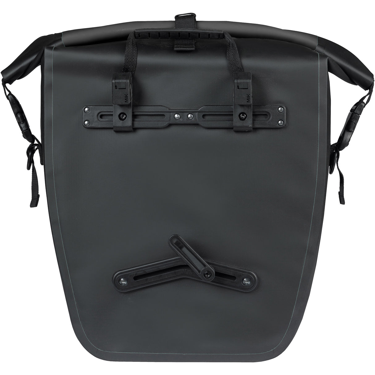 Basil sac de vélo simple rivo l bâche mik 25-31l 14 x 28 x 43 cm - noir