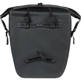 Basil sac de vélo simple rivo l bâche mik 25-31l 14 x 28 x 43 cm - noir