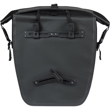Basil sac de vélo simple rivo l bâche mik 25-31l 14 x 28 x 43 cm - noir
