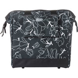 Basil shopper vélo grande fleur mik 23l 12 x 35 x 35 cm - noir