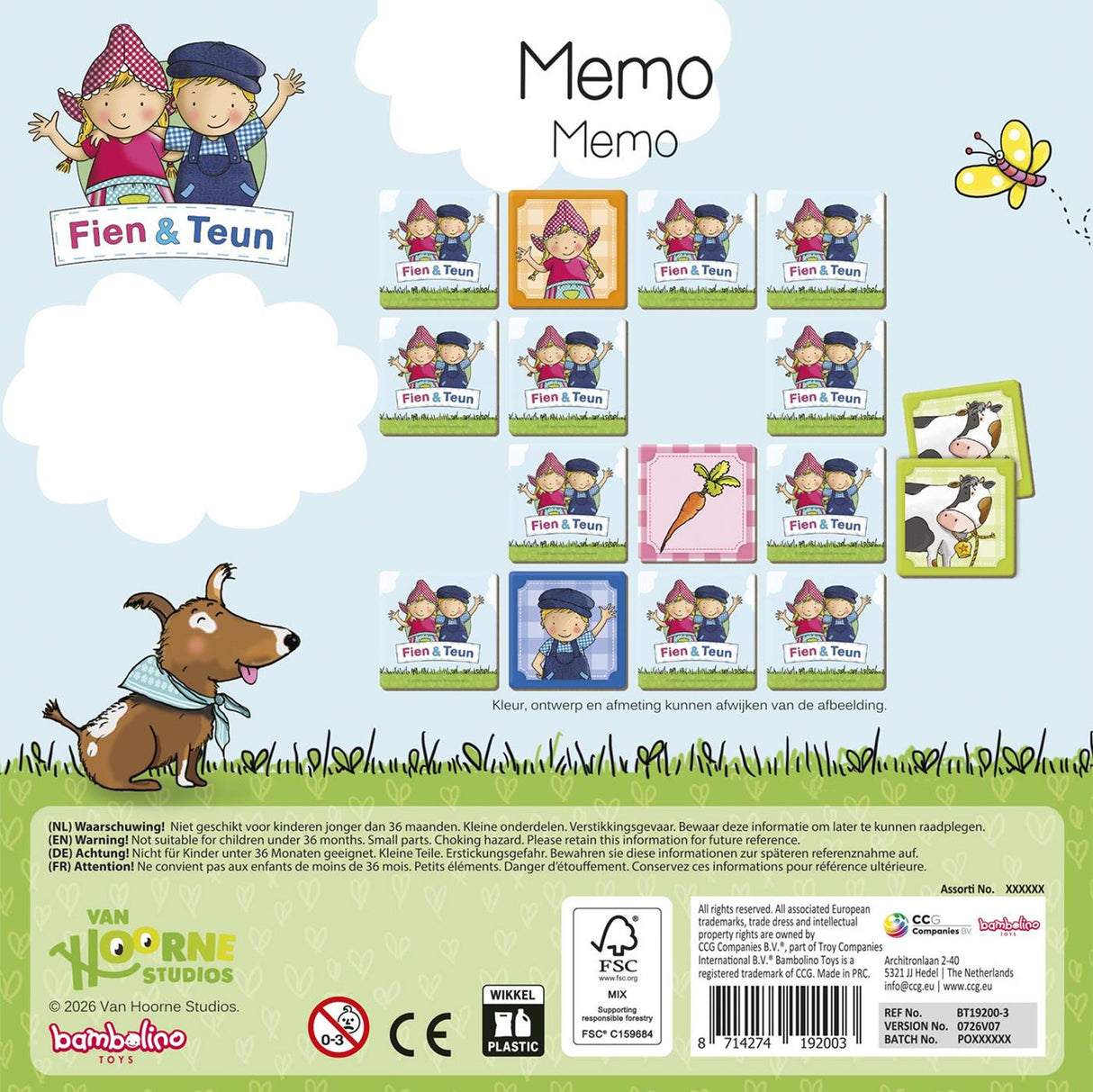 Bambolino fien teun mémo. 3+
