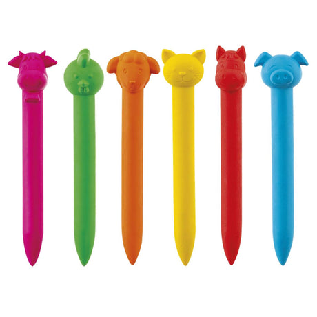 Crayons de cire Bambolino fien teun - jouets créatifs - dessin pour tout-petits, enfants d'âge préscolaire - animaux de la ferme - jouets - à partir de 3 ans