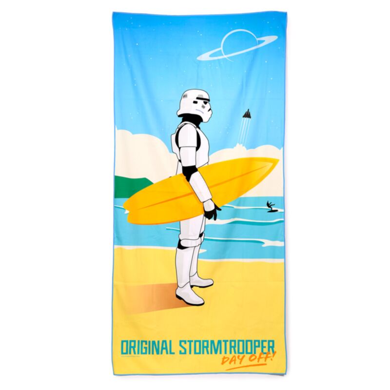 La serviette de plage en microfibre originale Stormtrooper Surf Day