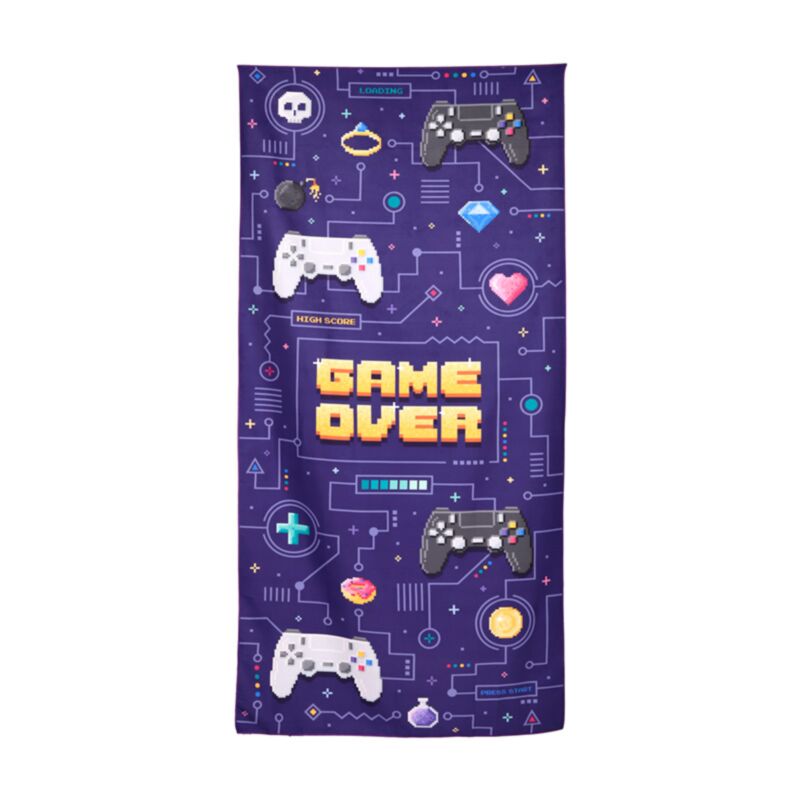 Serviette de plage en microfibre Game Over