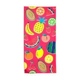 Serviette de plage en microfibre fruits d'été