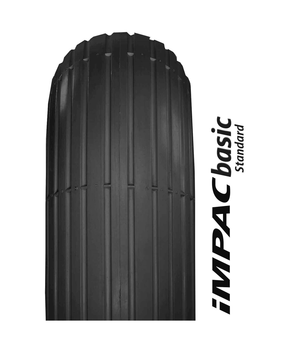 Tire externo 400 x 100 (4.00-8) Perfil de línea negra