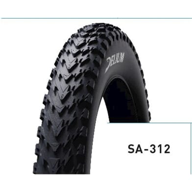 Pièces de cycle Hulzebos b.v. pneu à fil delium Thunder 102-406 noir