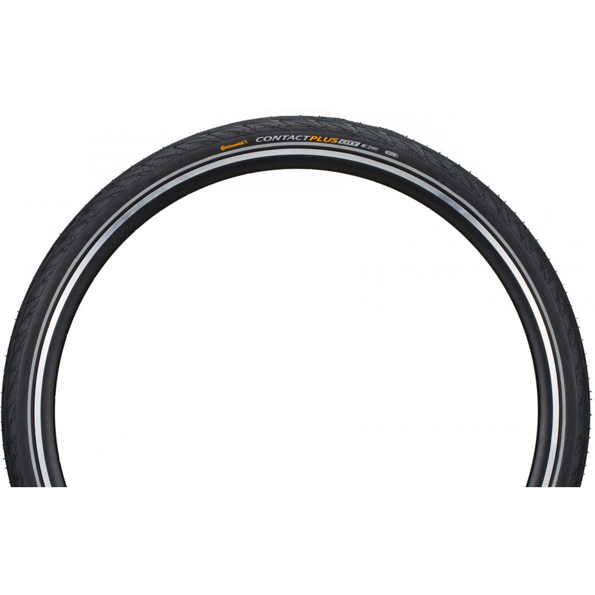 Contatto delle gomme Continental Plus City 42-622 (28x1.60) Black Reflex