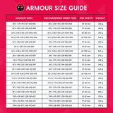 Armure d'incrustation de pneu Tannus 29x1,95-2,50 anti-crevaison rouge