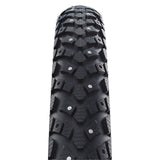 Extérieur de Schwalbe 26-1,75 (47-559) hiver actif r 100 Spik Black