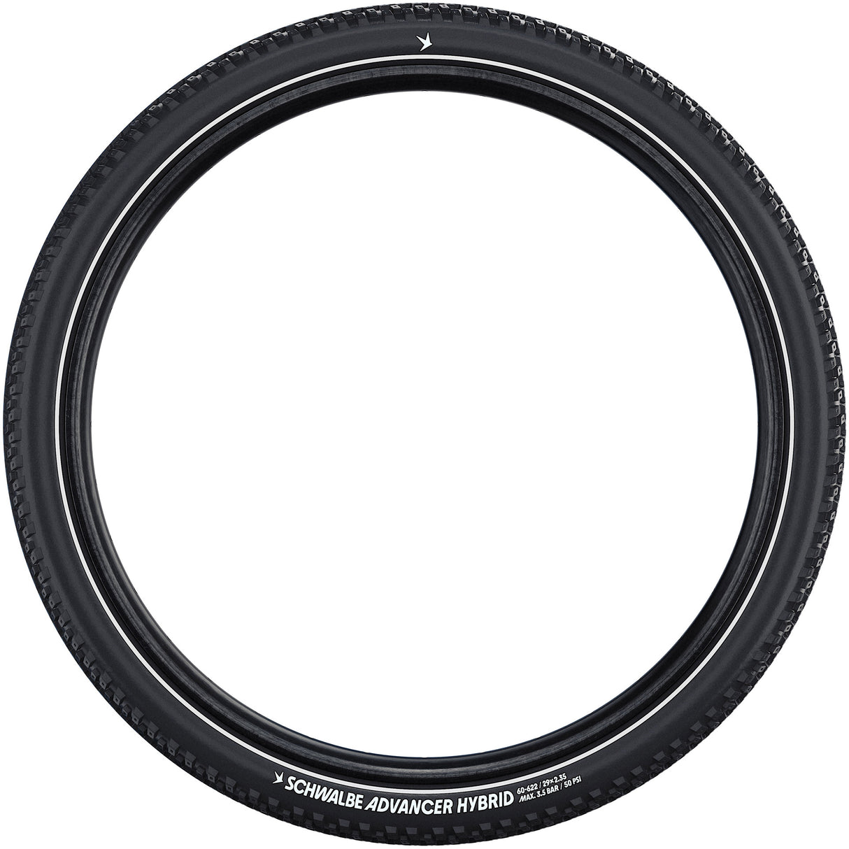 Pneu extérieur Schwalbe Active Line Advancer Hybrid Tire Advancer Hybrid Act.line 60-622