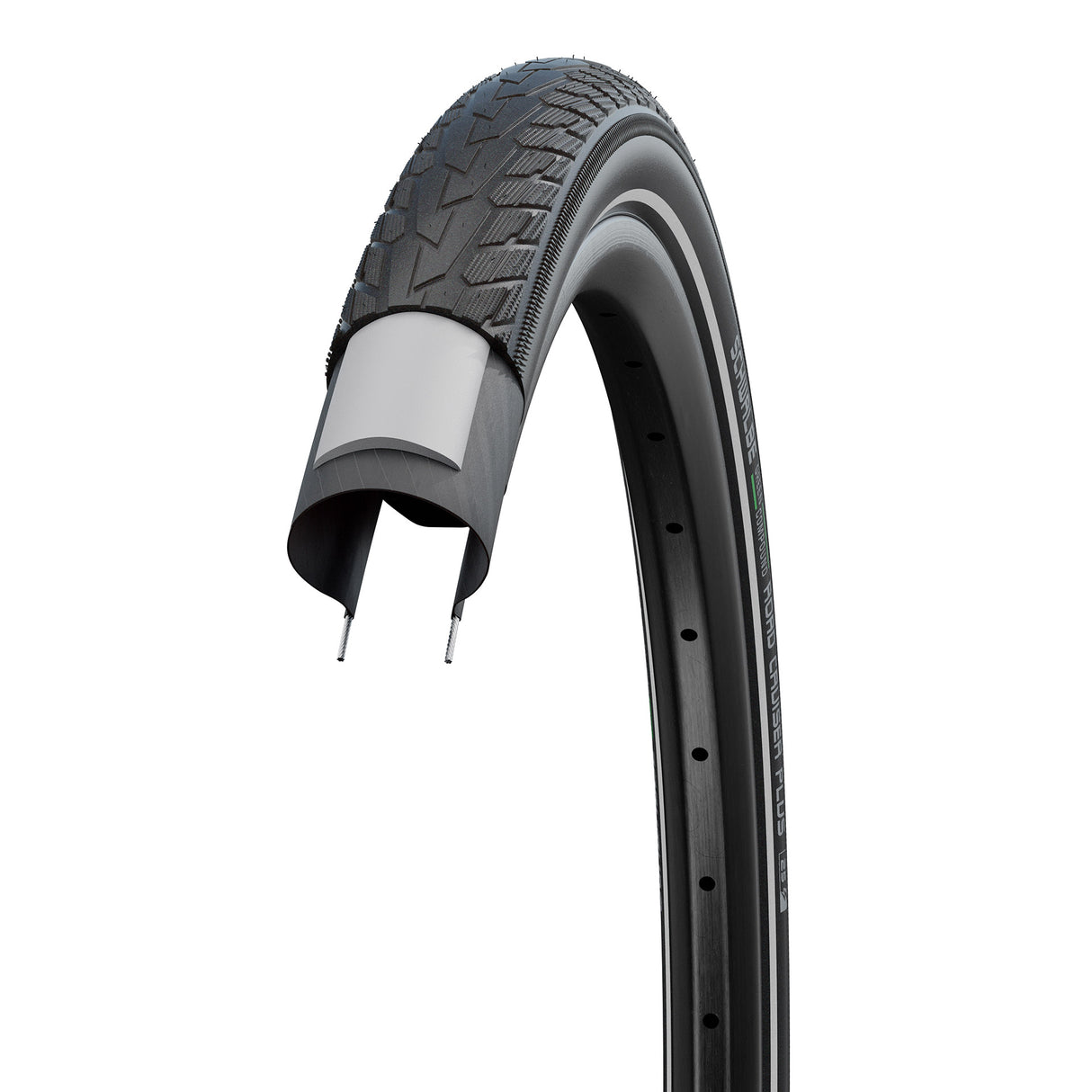 Schwalbe tire Road Cruiser Plus punctureguard 28 x 1.60 42-622mm black with reflection