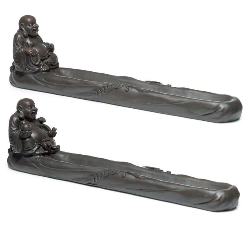Porte-encens Bouddha rieur chinois Paix de l'Est
