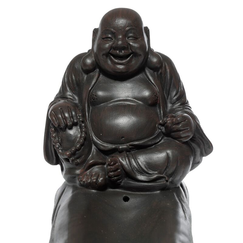 Porte-encens Bouddha rieur chinois Paix de l'Est