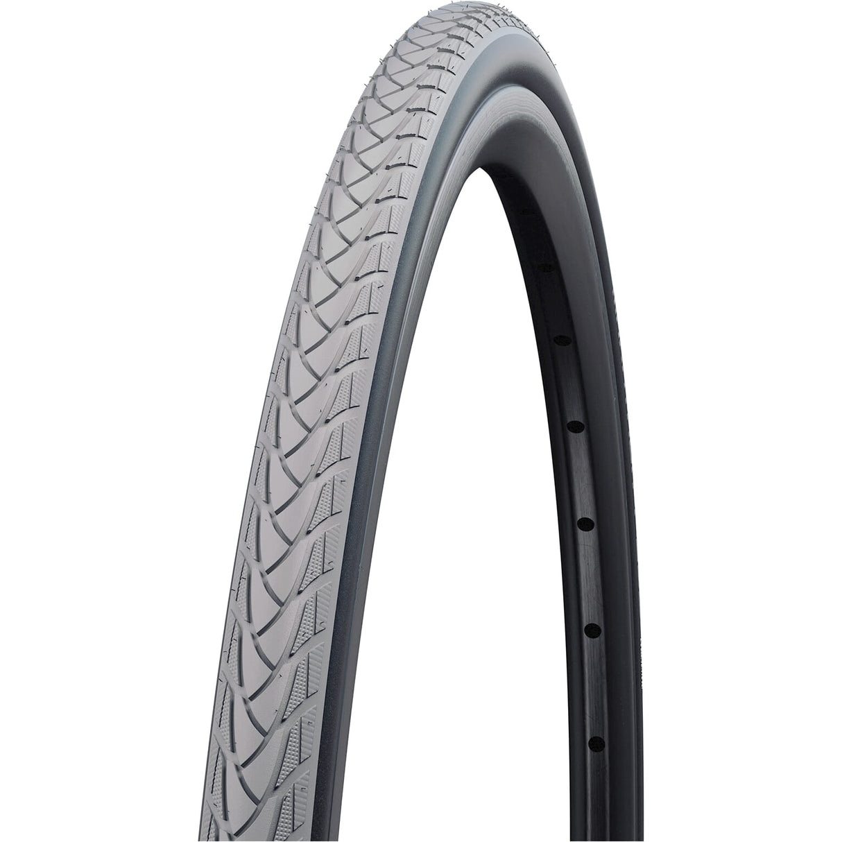 Schwalbe Dæk maraton plus 24 x 1 3 8 grå sort