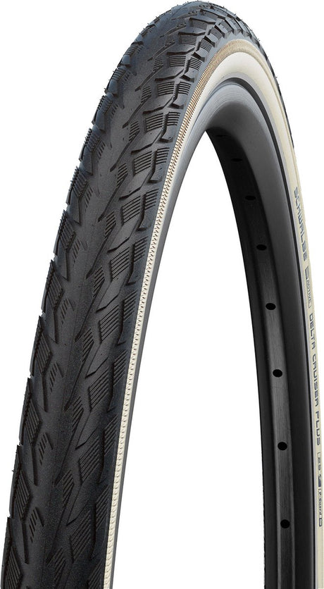 Schwalbe delta cruiser plus 700 x 28 pneu gravier rigide argent 700 x 28