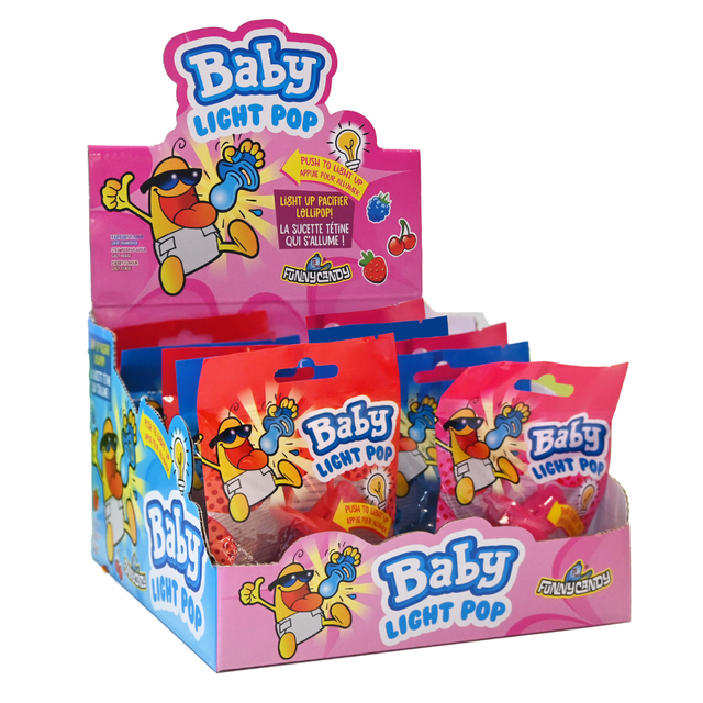 Pop lumineuse amusante pour bébé (12 pièces)