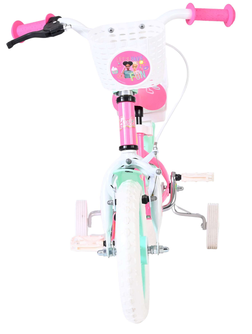 Volare barbie kinderfiets - meisjes - mag wheels - 12 inch - roze