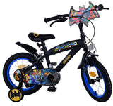 Batman Children's Bike Boys 14 -calowe czarne dwa hamulce ręczne