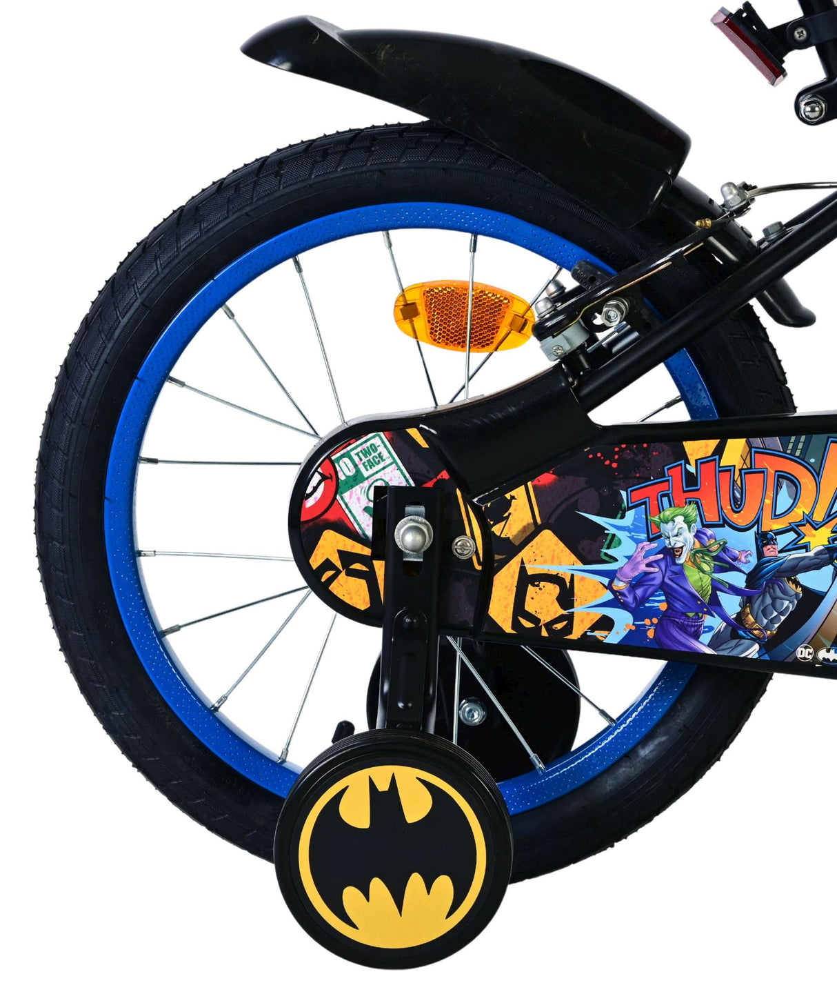 Vélo enfant Batman - garçons - 16 pouces - noir - 2 freins à main