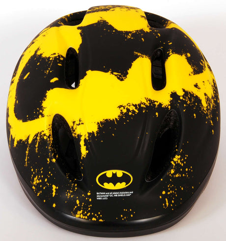 Casque de vélo de patinage Batman Junigoud 52-56 cm Jaune noir