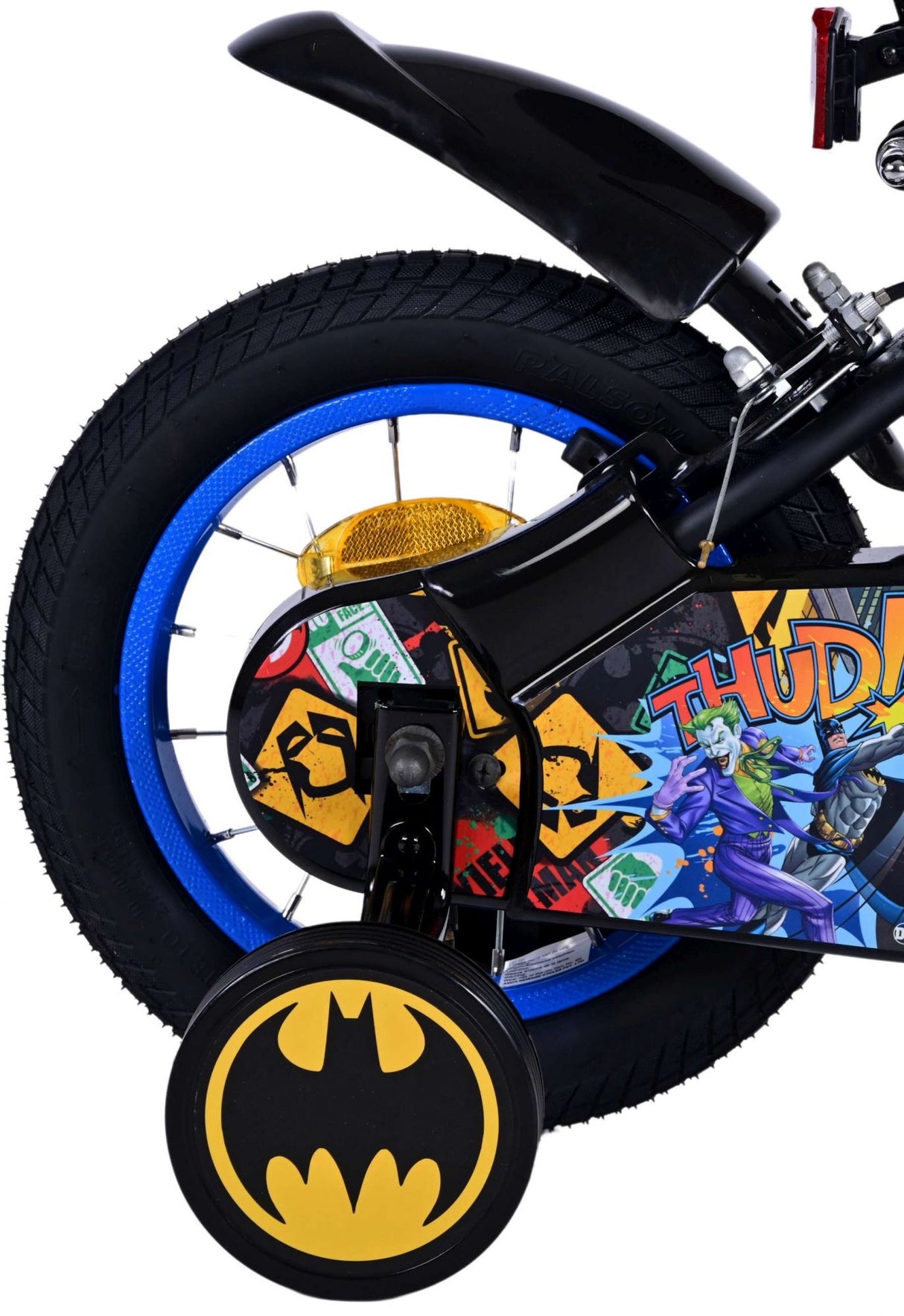 Batman Children's Bike Boys 12 pulgadas negras dos frenos de mano