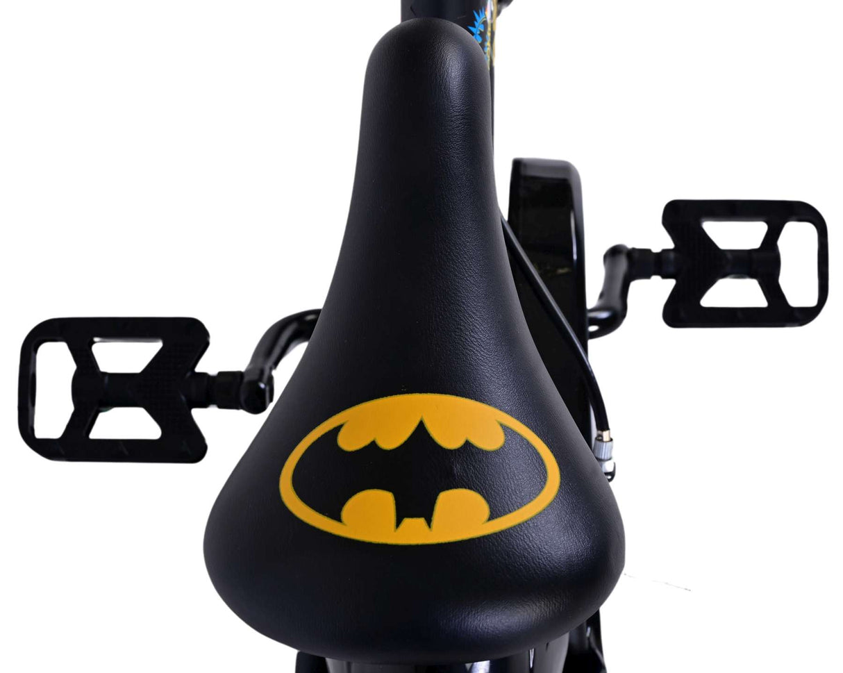 Batman Children's Bike Boys 12 -calowe Czarne dwa hamulce ręczne