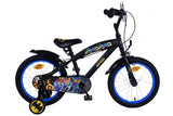 Batman Children's Bike Boys 16 -calowe Czarne dwa hamulce ręczne