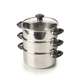 Cuiseur vapeur polo Beka avec couvercle en verre 24cm
