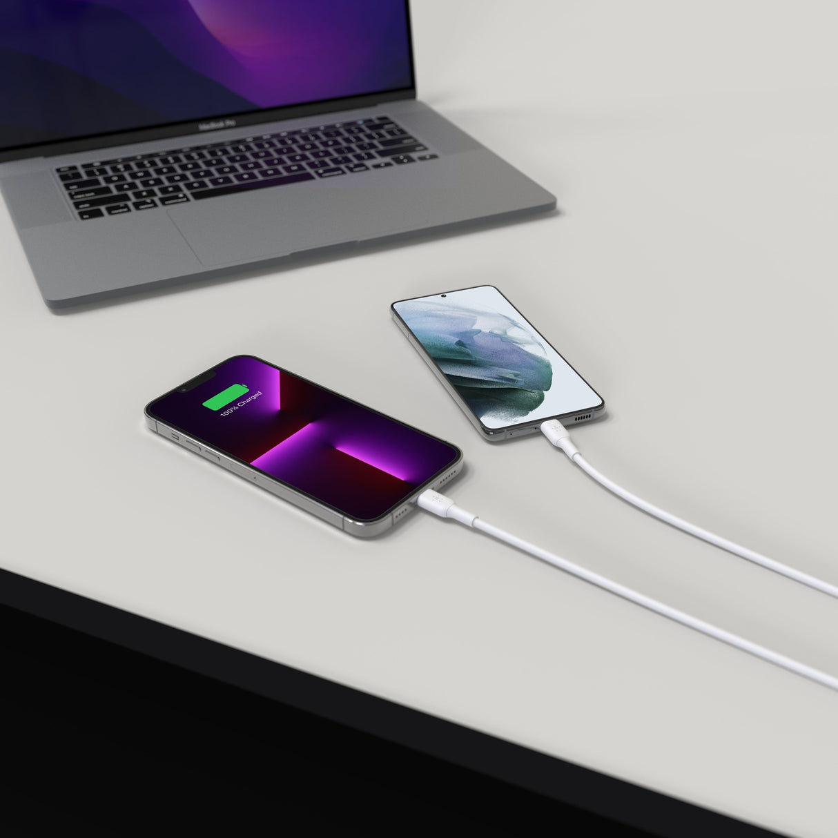 Belkin Boostcharge 2-POORT USB-C GAN-WALLADER avec P
