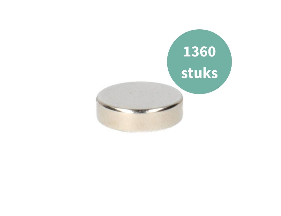 Aimants de bloc de topper d'épargne - 10 mm x 3 mm - n48 - 1360 pcs.